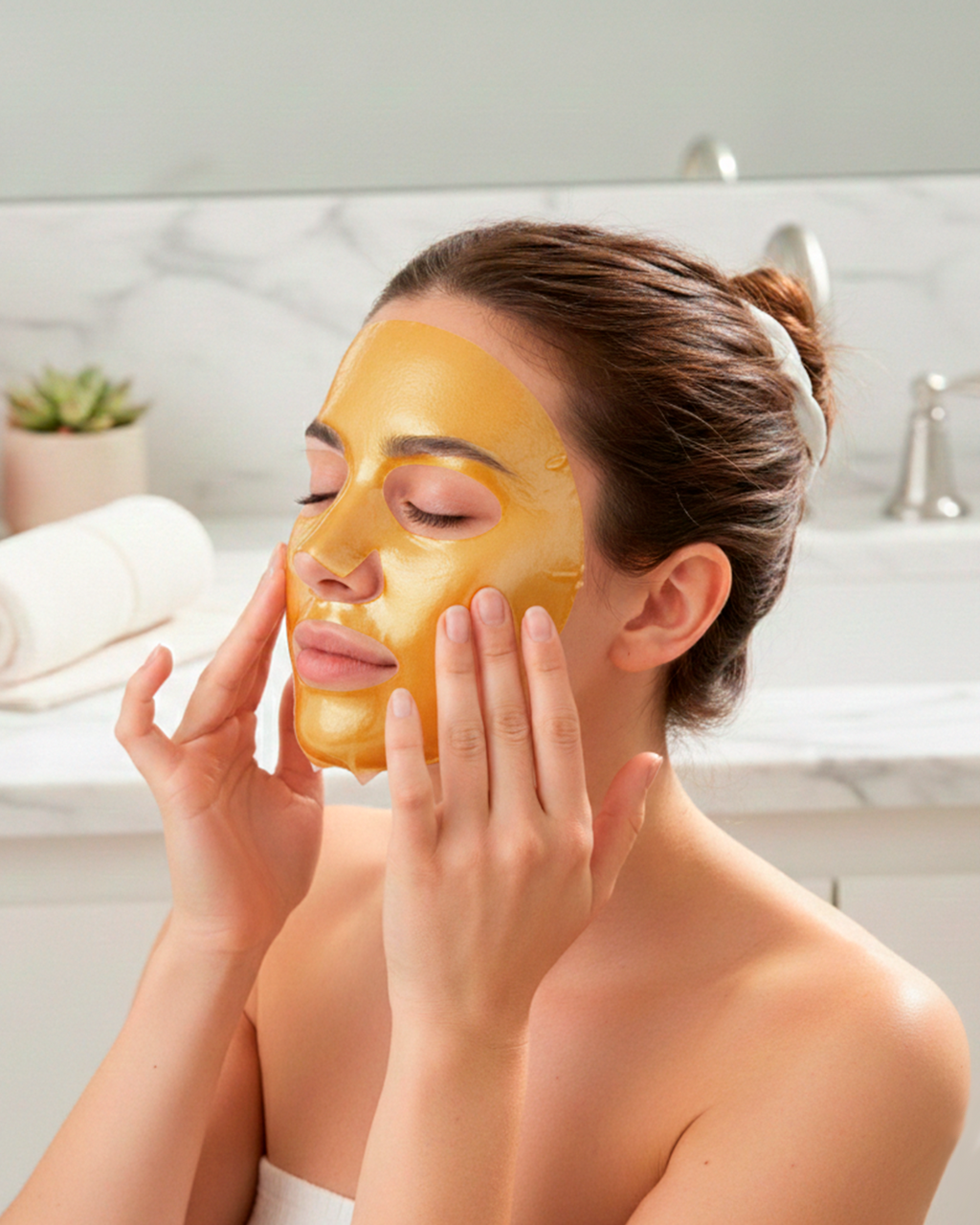 Mascarilla Hidratante Rosa Glow